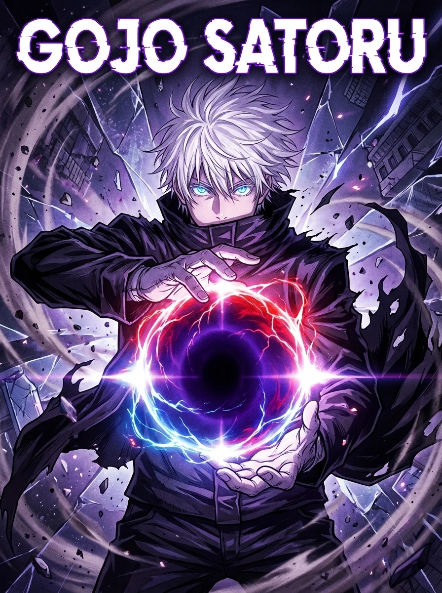 Póster Gojo Hollow Purple