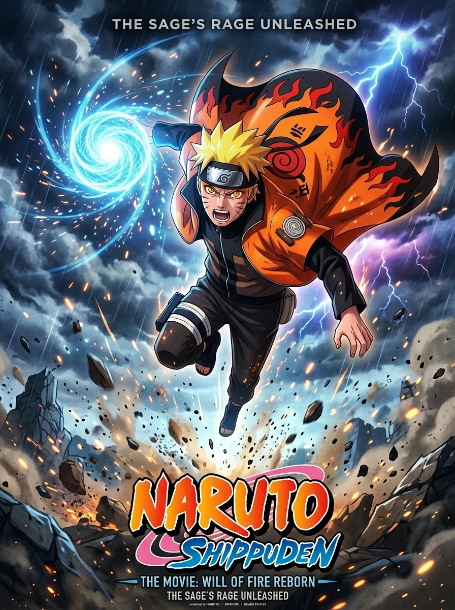 Póster Naruto Modo Sabio
