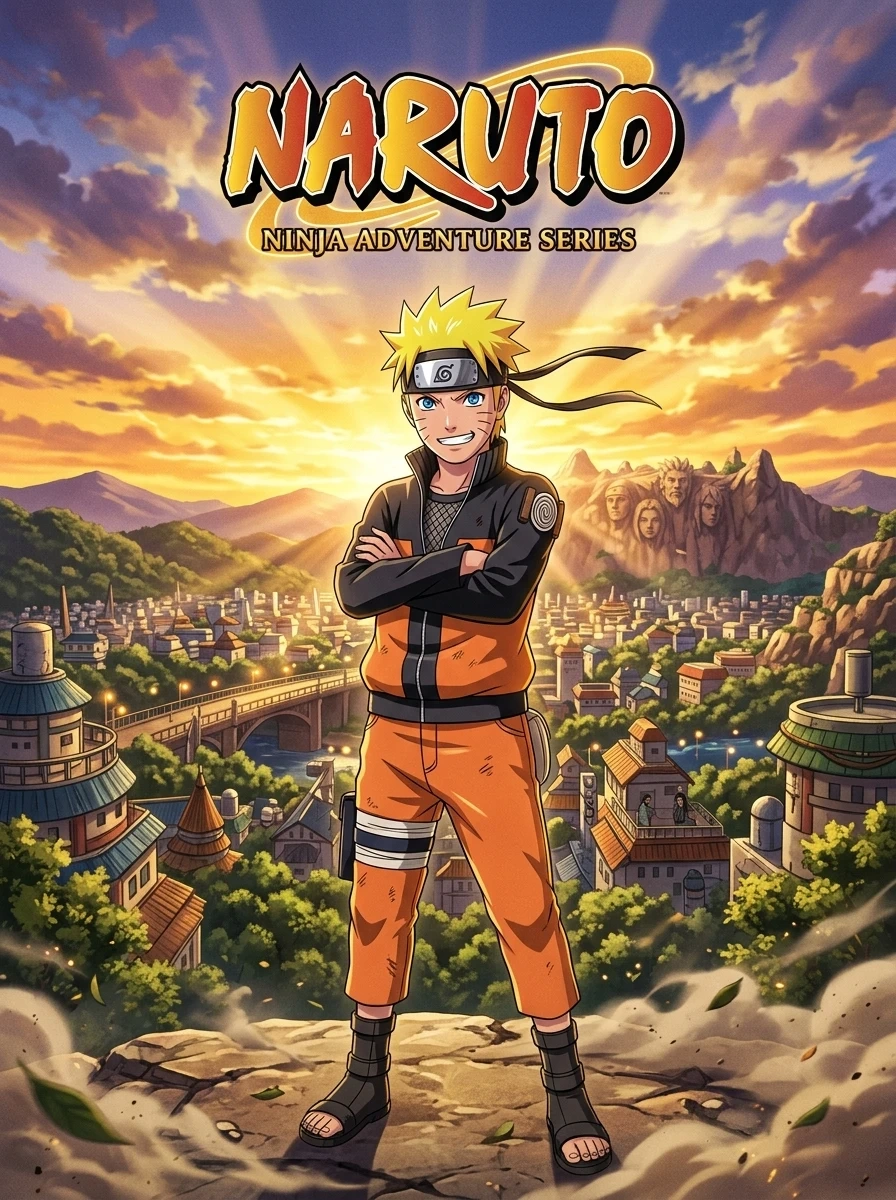 Póster visual de Naruto